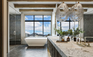 Primary Bathroom 5th and Main Ketchum Idaho