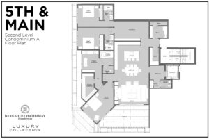 Floor Plans Second Level Condo A