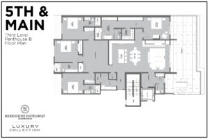 Floor Plans Third Level Penthouse B